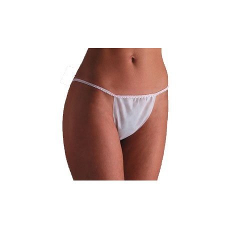 Tanga Mujer Blanco Desechable Individual Dispensador 100ud Imagen de Tanga Mujer Blanco Desechable Individual 100ud