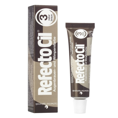 Tinte Pestañas Refectocil nº3 Marrón Natural 15ml Imagen de Tinte Pestañas Refectocil nº3 Marrón Natural 15ml