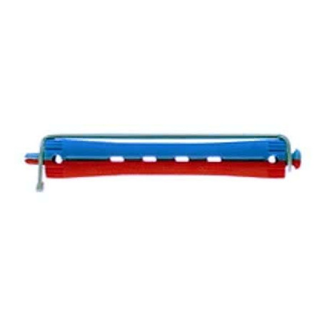 Bigudí Plástico Largo nº3 Azul-Rojo Fama Fabré Imagen de Bigudí Plástico Largo nº3 Azul-Rojo Fama Fabré 12ud